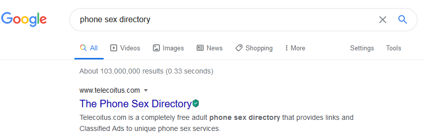 Number 1 Phone Sex Directory
